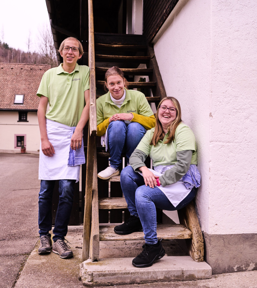Drei Schüler der Himmelreich Akademie