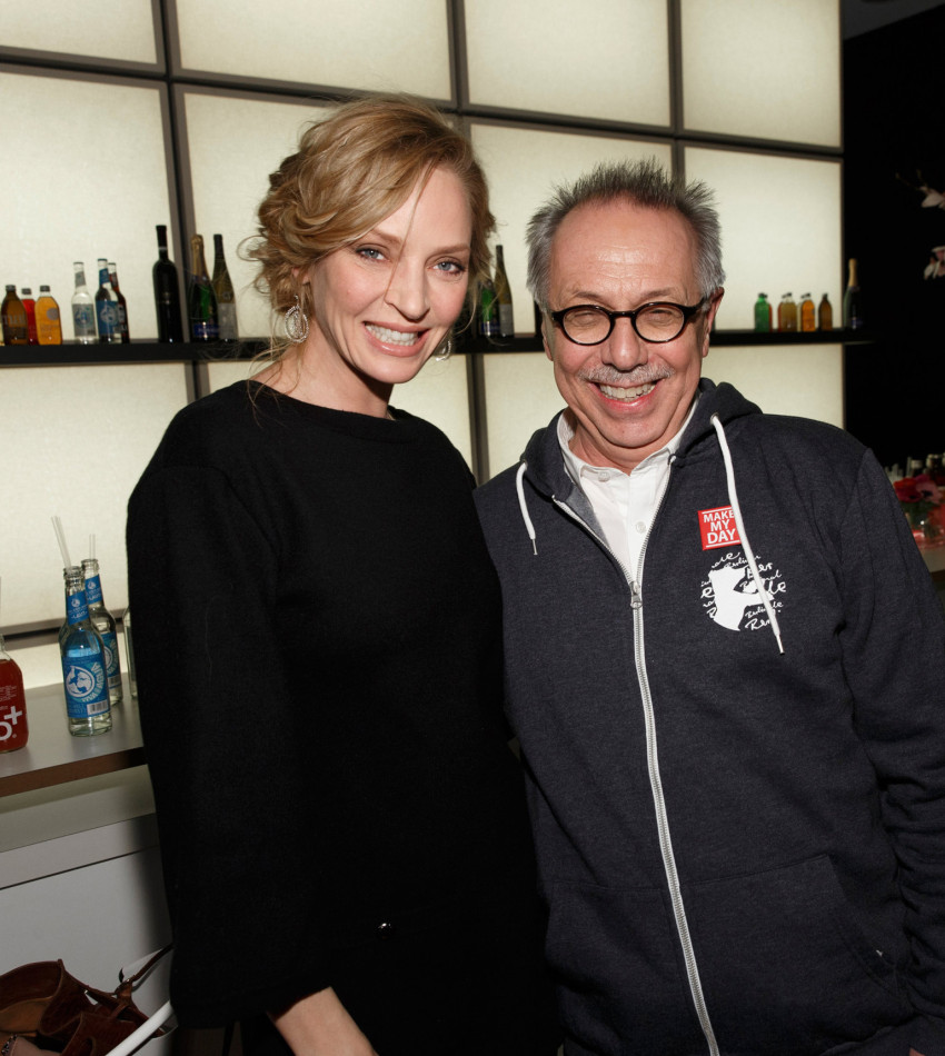Dieter Kosslick und Uma Thurman