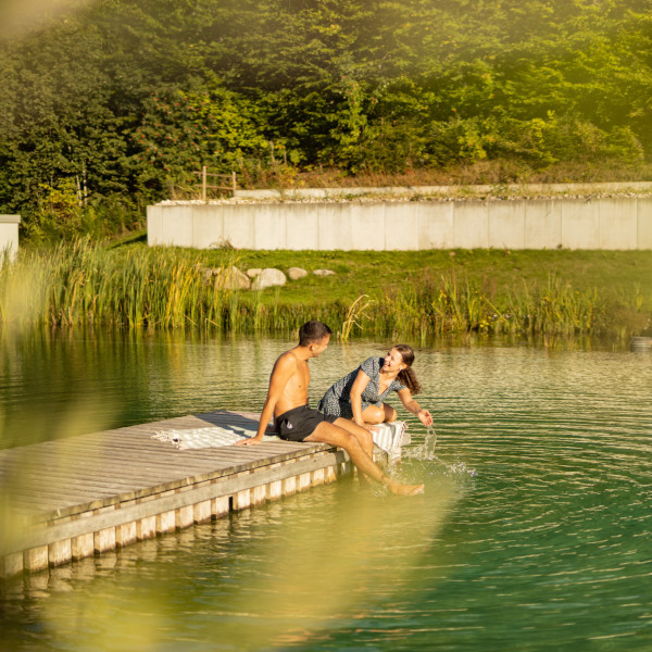 Hannah und Max am Schonwälder Freibad
