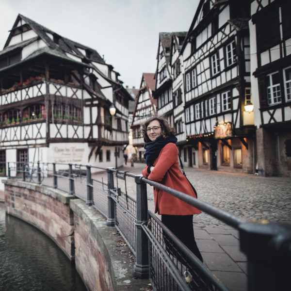 Katerina Ankerhold in Straßburg