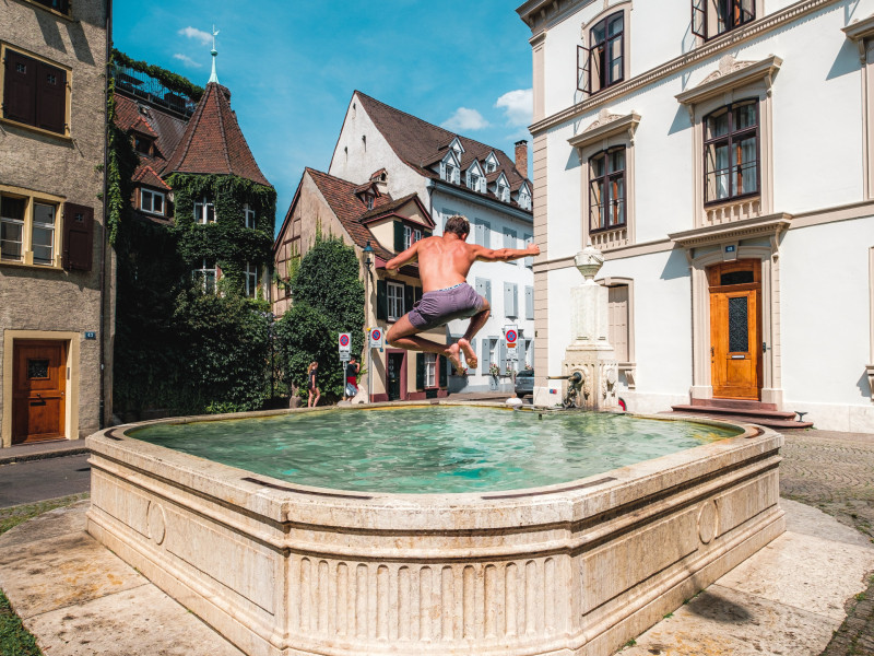 Brunnenbaden in Basel