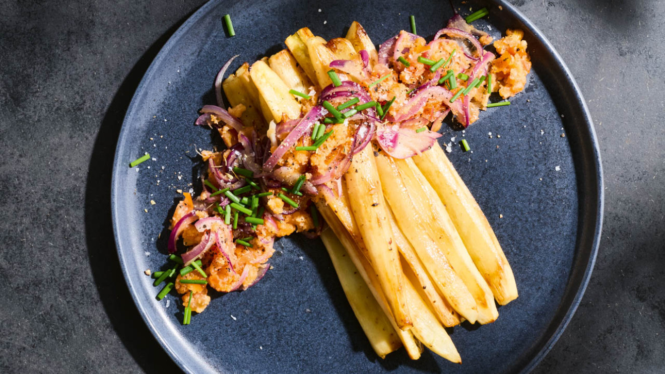 Schwarzwurzel aus der Pfanne 