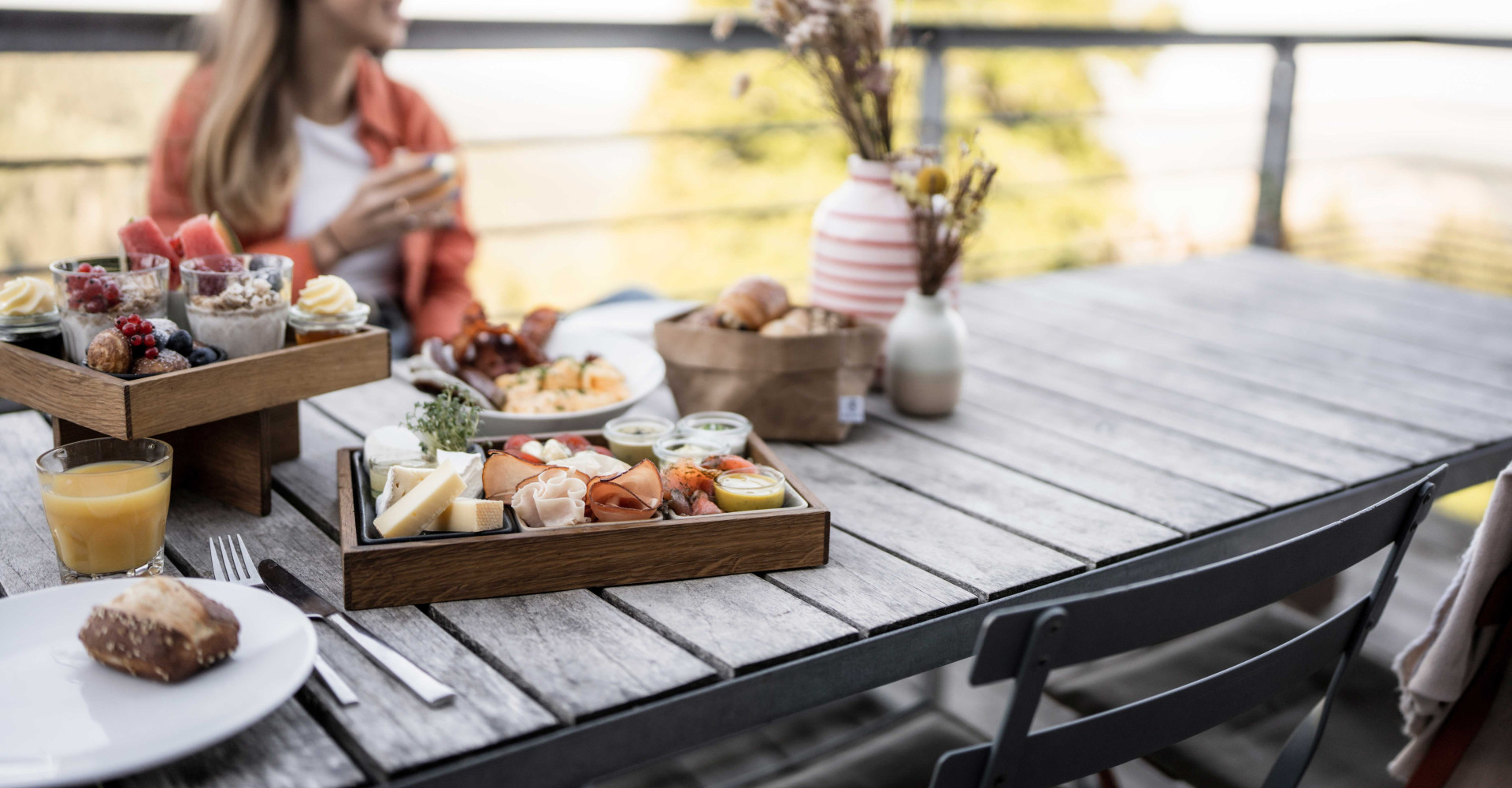 Frühstück in der Bergstation beim Schauinsland