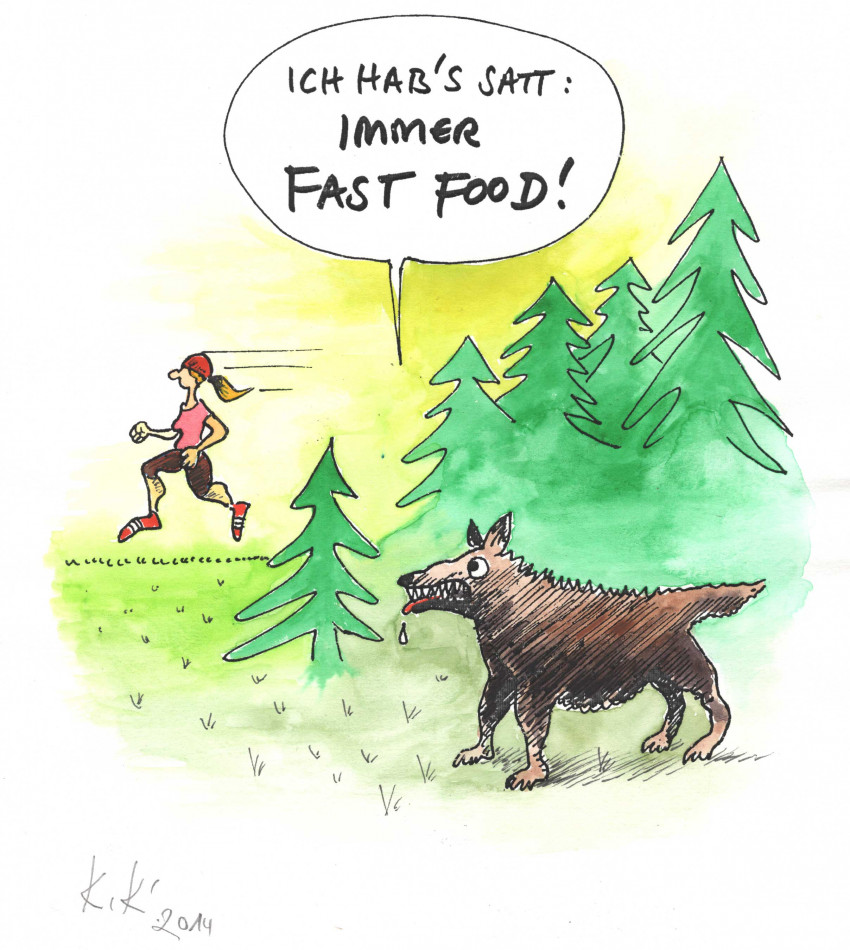 Schwarzwald-Cartoon