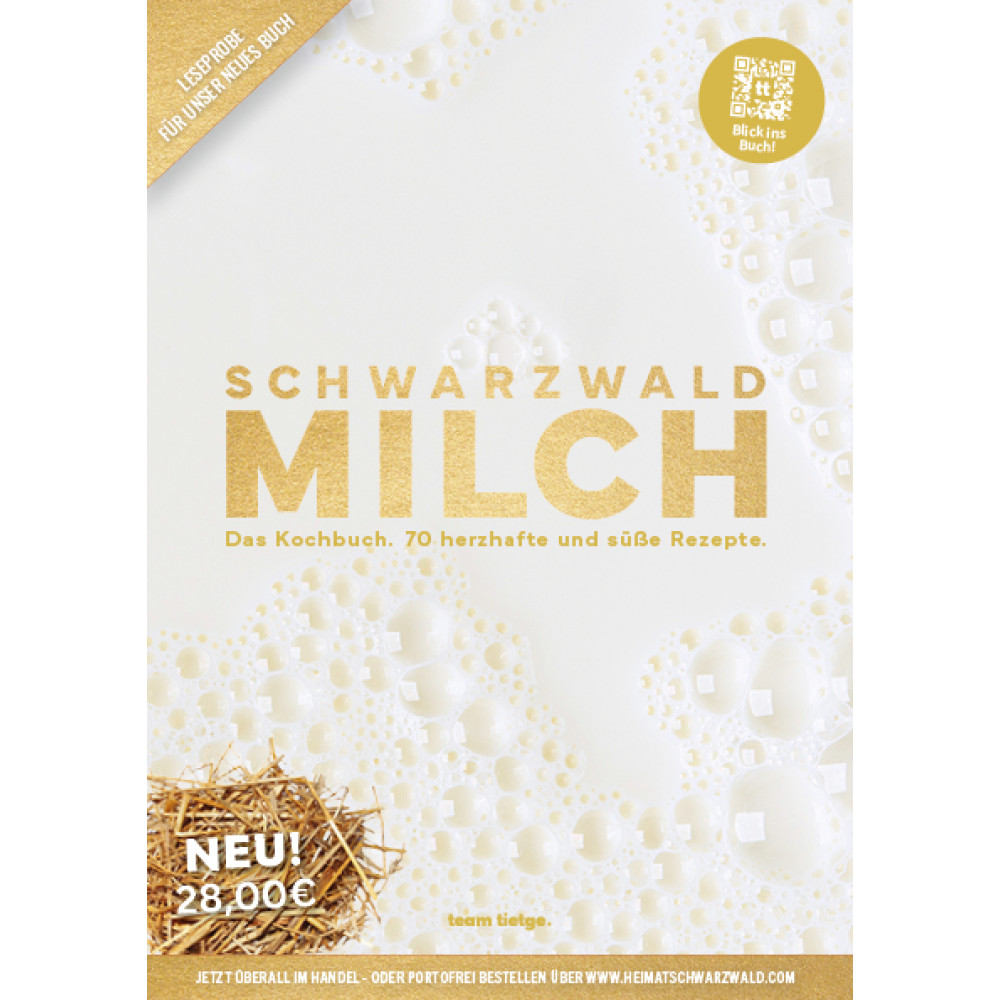 Schwarzwaldmilch – Unser Milchbuch. 70 herzhafte und süße Rezepte – Jetzt vorbestellen!