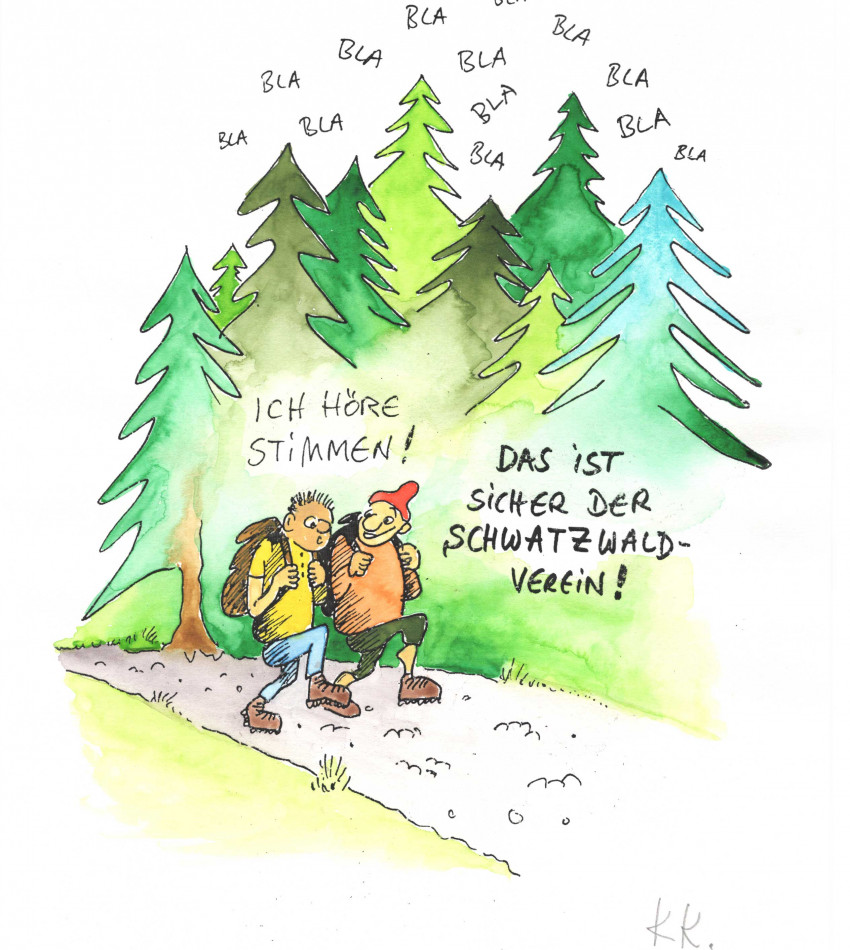 Schwarzwald-Cartoon