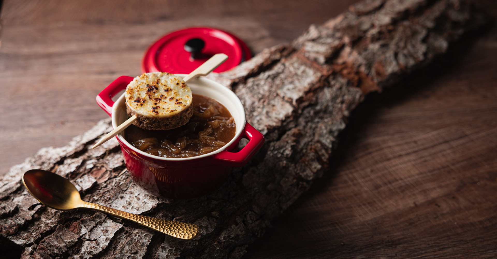 Zwiebelsuppe mit Whisky