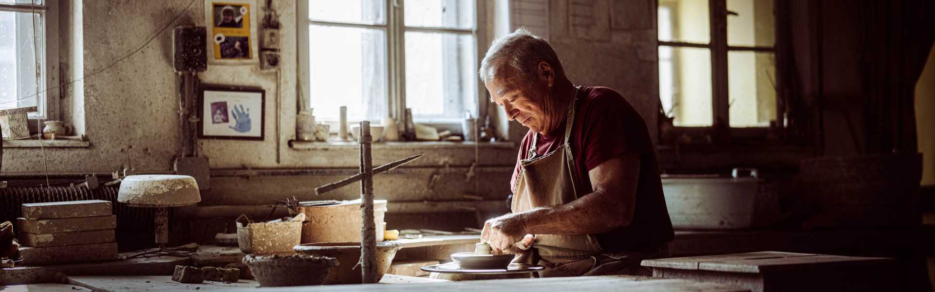 Töpfer Soufflenheim Handwerk und Keramik aus dem Elsass