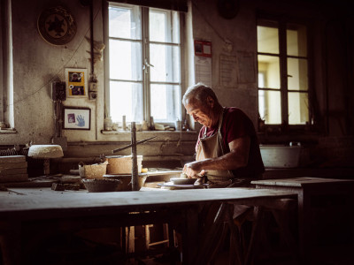 Töpfer Soufflenheim Handwerk und Keramik aus dem Elsass